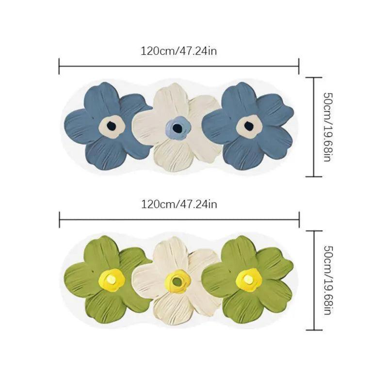 Schattig Transparant Bloementapijt