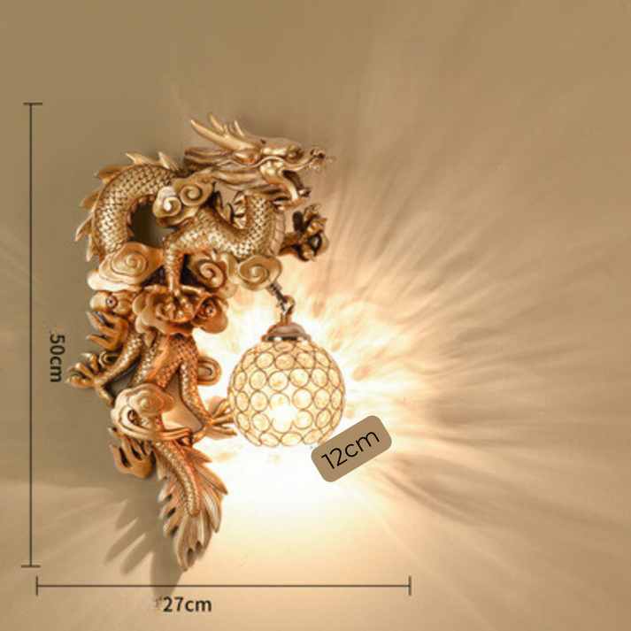 Draken & Feniks Wandlamp