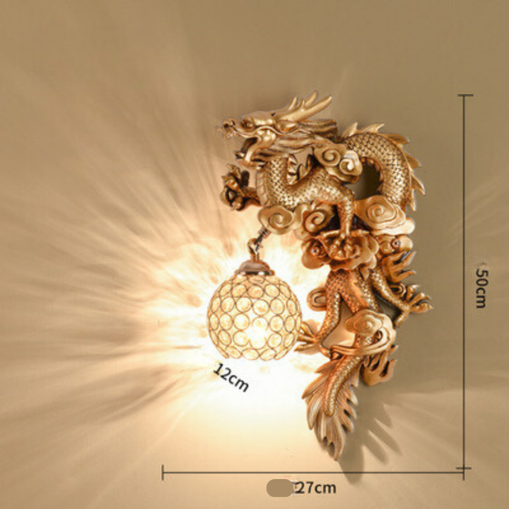 Draken & Feniks Wandlamp