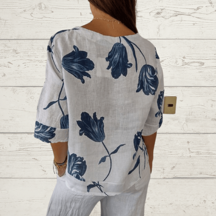 V-hals shirt voor dames
