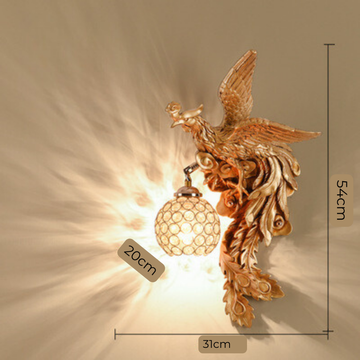 Draken & Feniks Wandlamp
