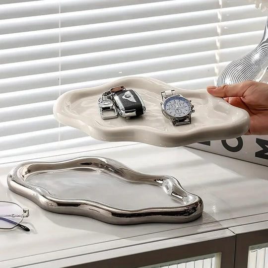 Ciotola decorativa ceramica a forma di nuvola