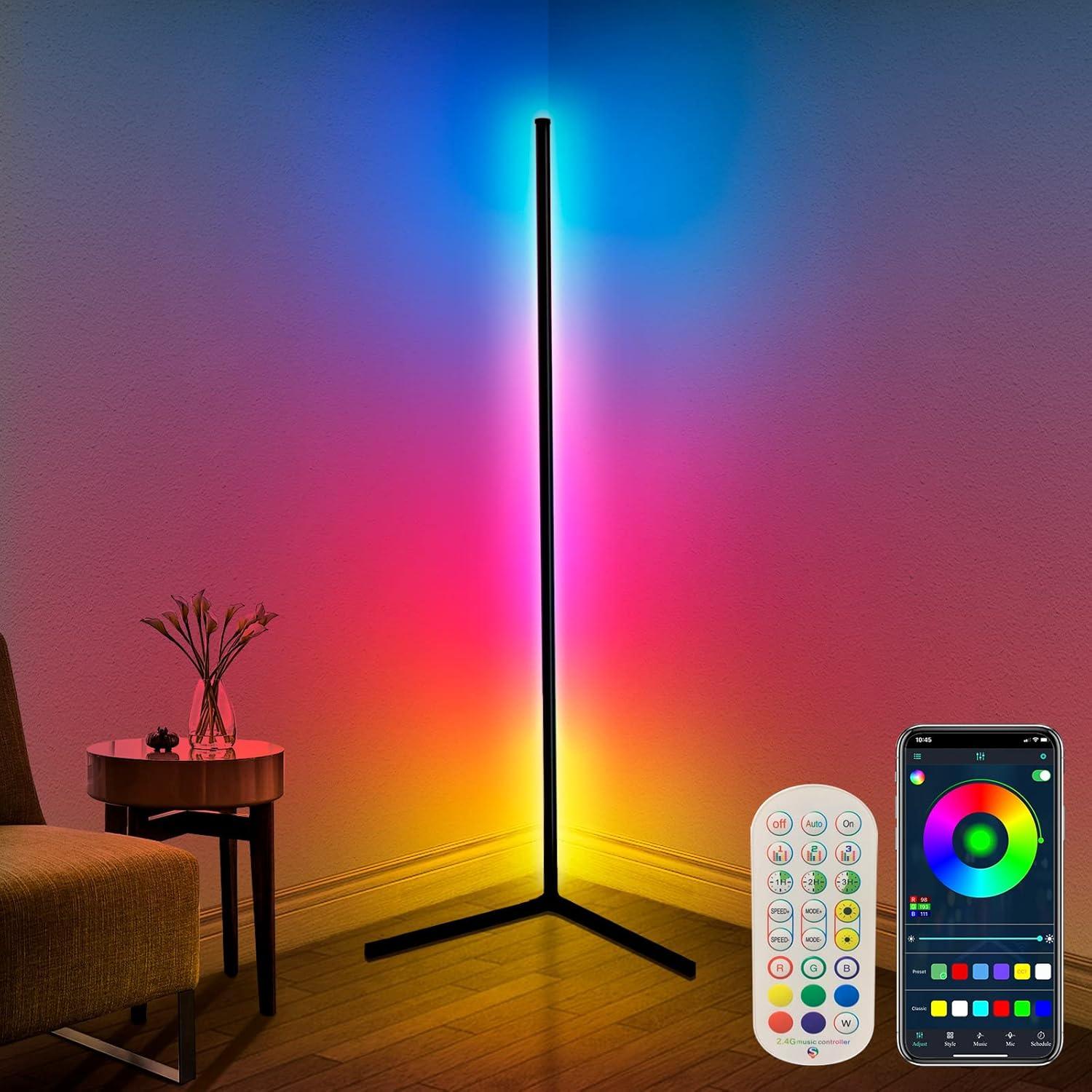 Hoek Vloerlamp 65”