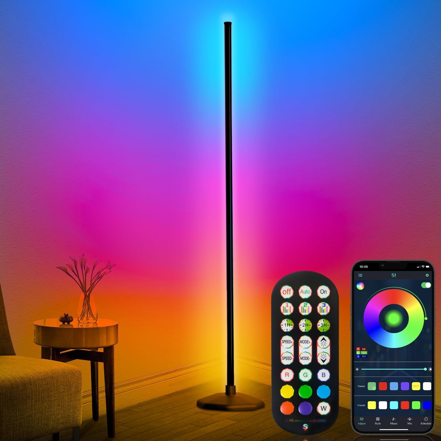 Hoek Vloerlamp 65”
