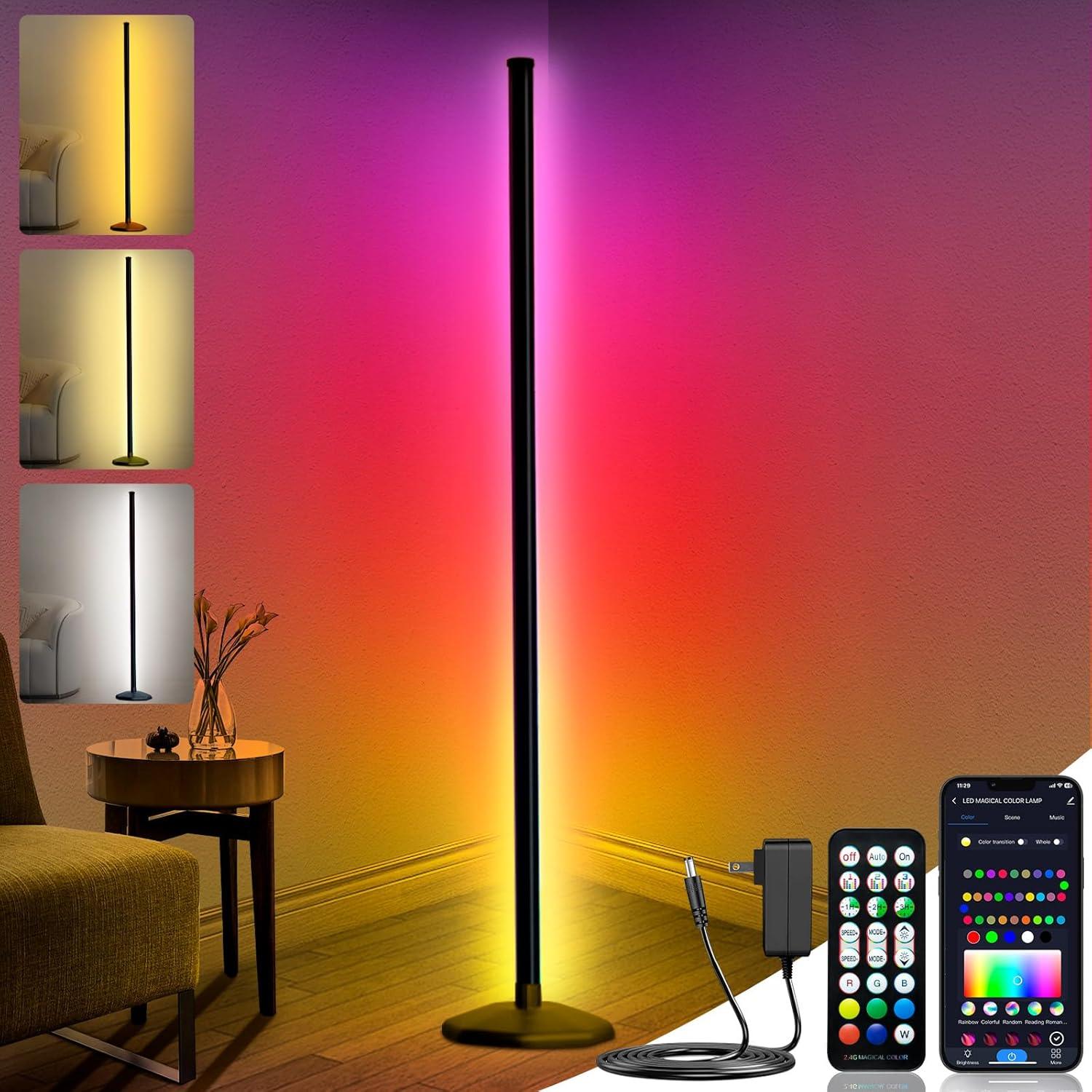Hoek Vloerlamp 65”