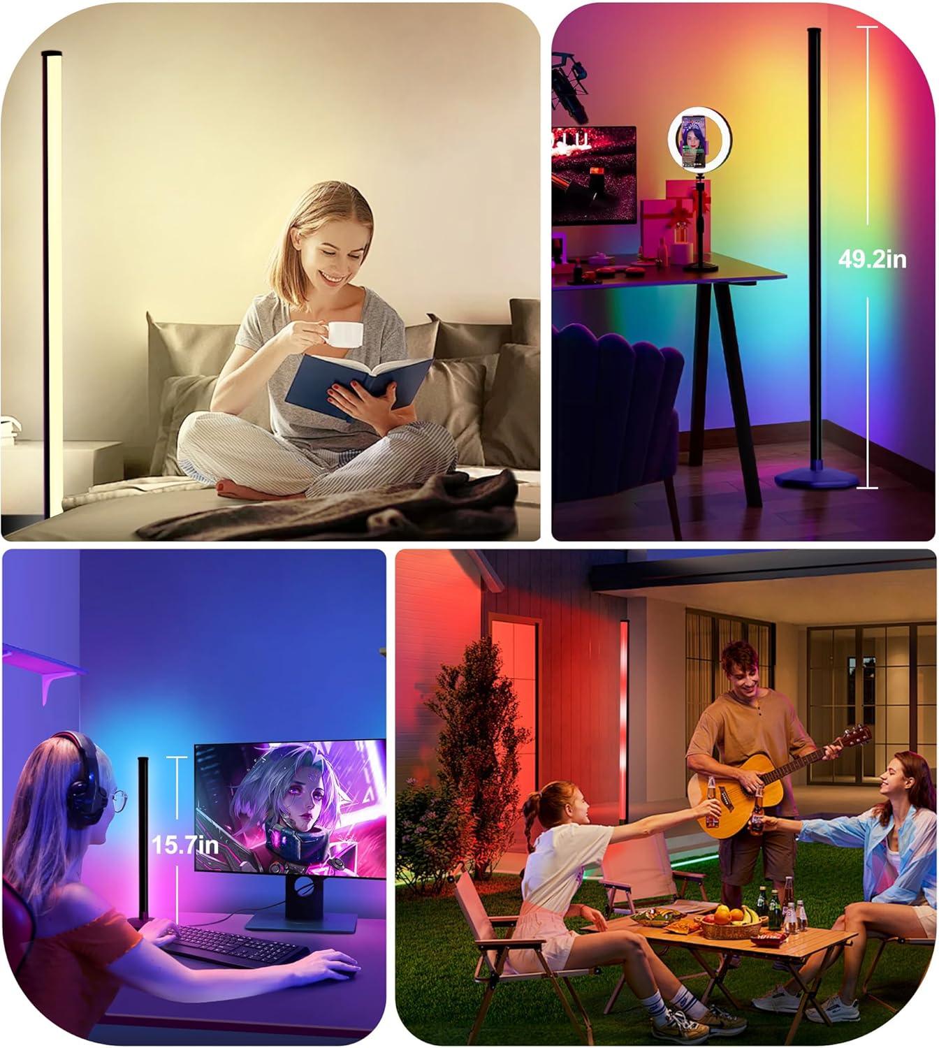 Hoek Vloerlamp 65”