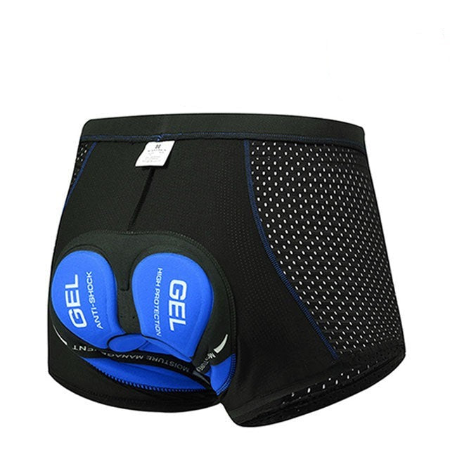 Cuissard de vélo doublé pour hommes | sous-vêtements de cyclisme évacuant l'humidité