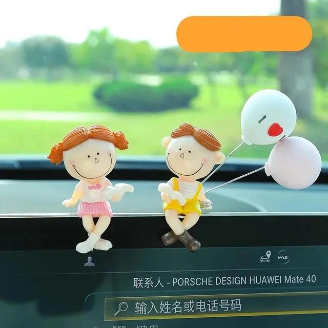 Décoration de tableau de bord mignonne