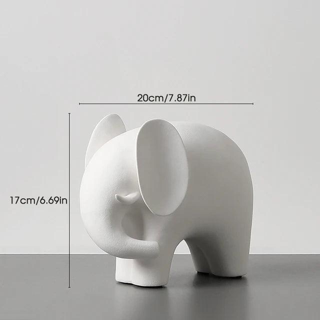 Statue d'éléphant scandinave