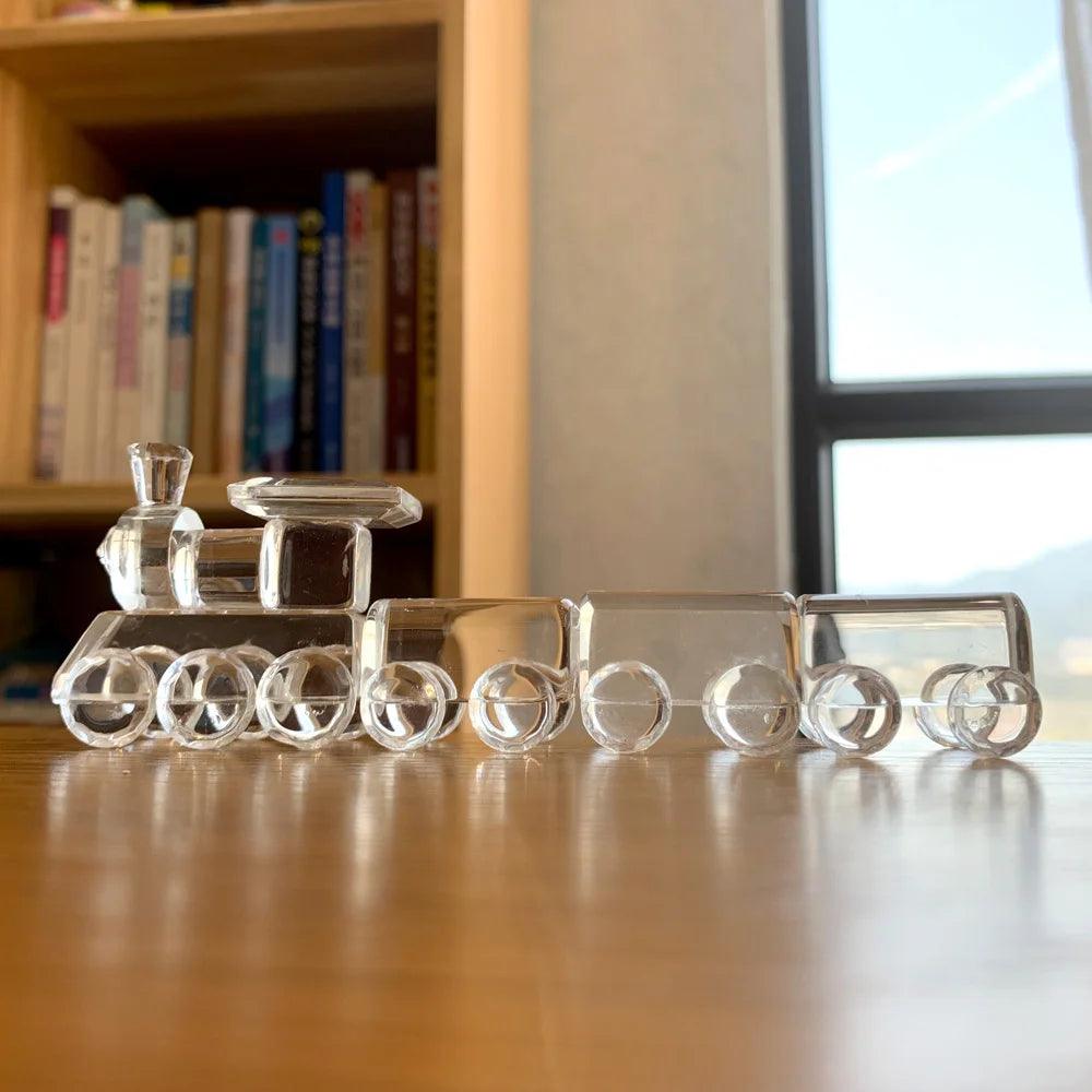 Decorazione per treno in vetro