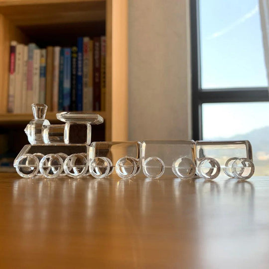 Decorazione per treno in vetro