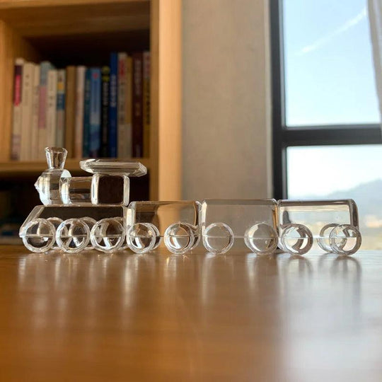 Decorazione per treno in vetro