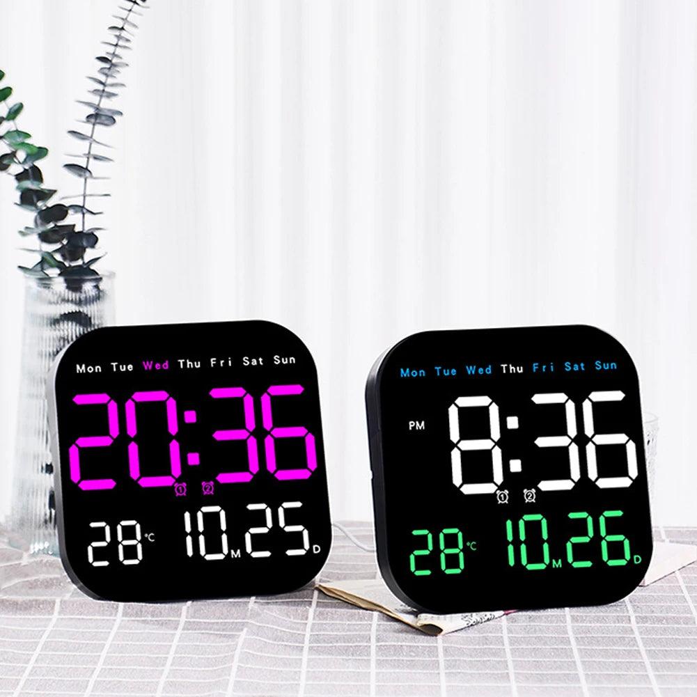 LED Wandklok