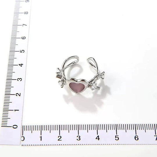 Adjustable Antioxidant Heart Ring