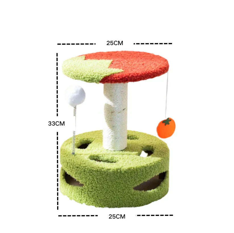 Tour à Griffer et Jouer – Plaisir Compact de Grattage pour Chaque Chat