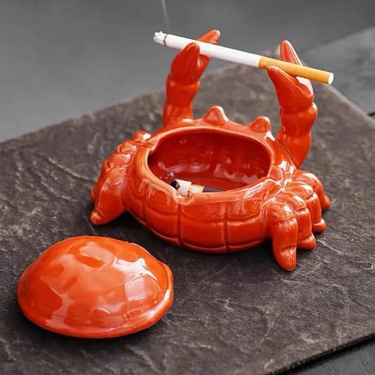 Cendrier en céramique crabe mignon