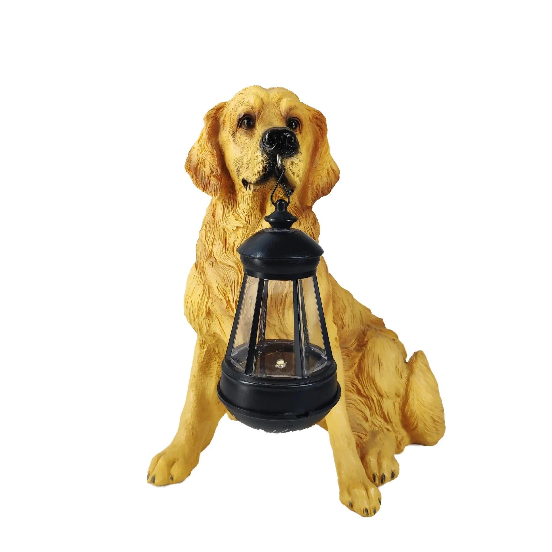 Zonnehars Hond Tuinlamp