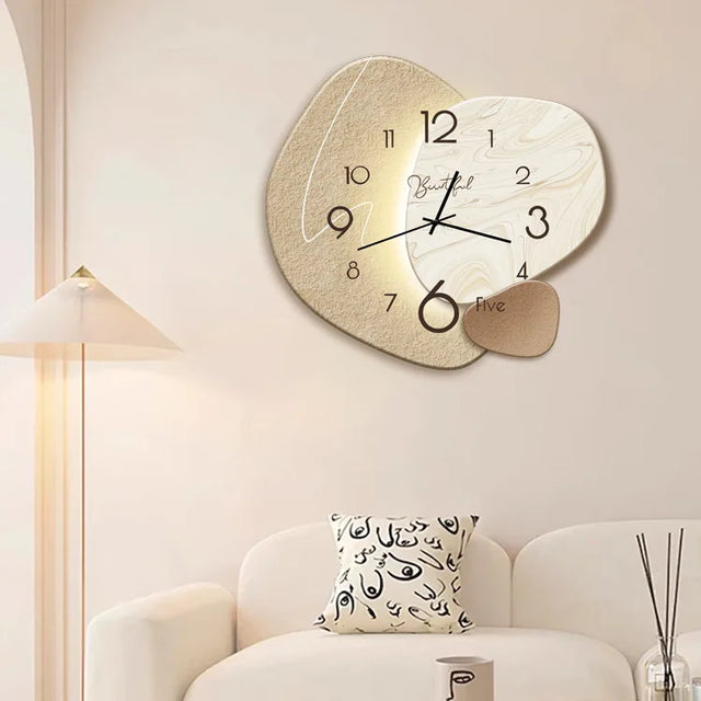 TimeLuxe – Stijlvolle Wandklok voor Elke Ruimte