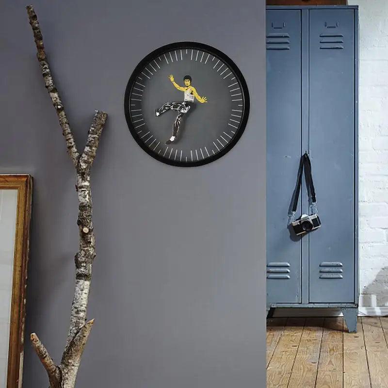 Kung Fu Wall Clock