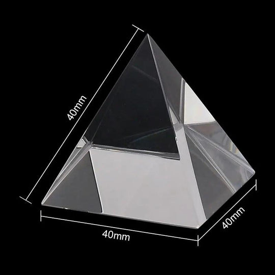 Prisma Verre Optique Cristal Pyramide