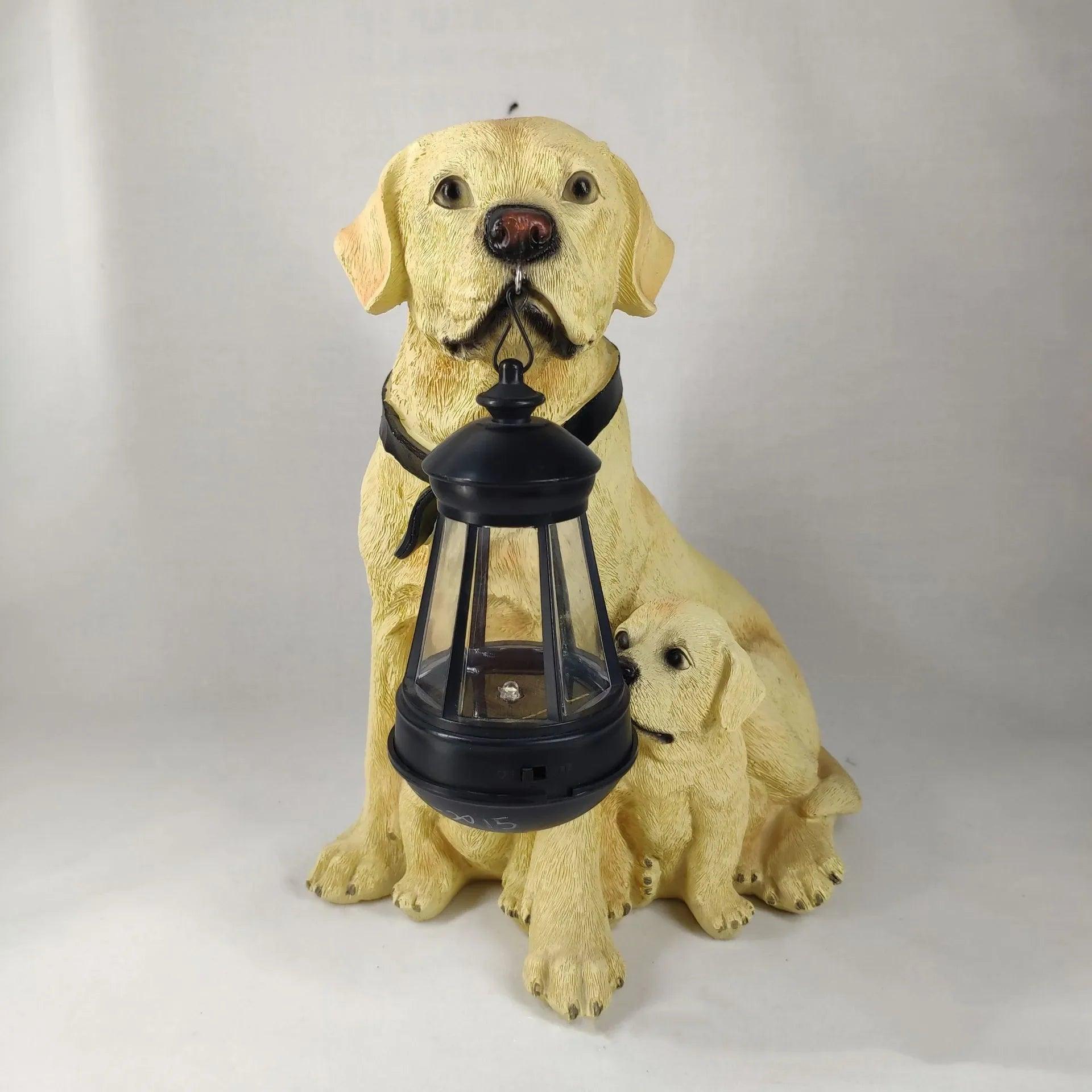 Zonnehars Hond Tuinlamp
