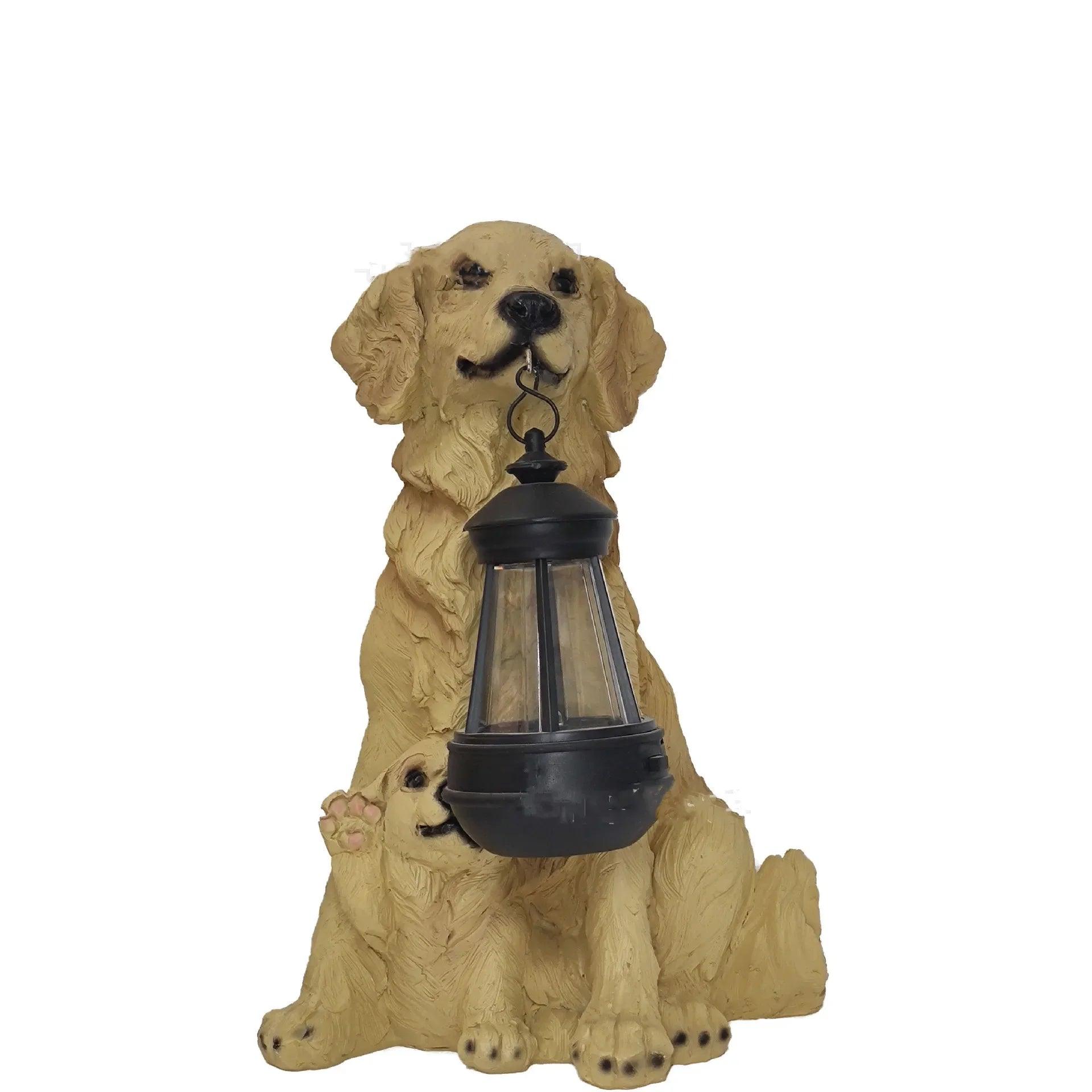 Zonnehars Hond Tuinlamp