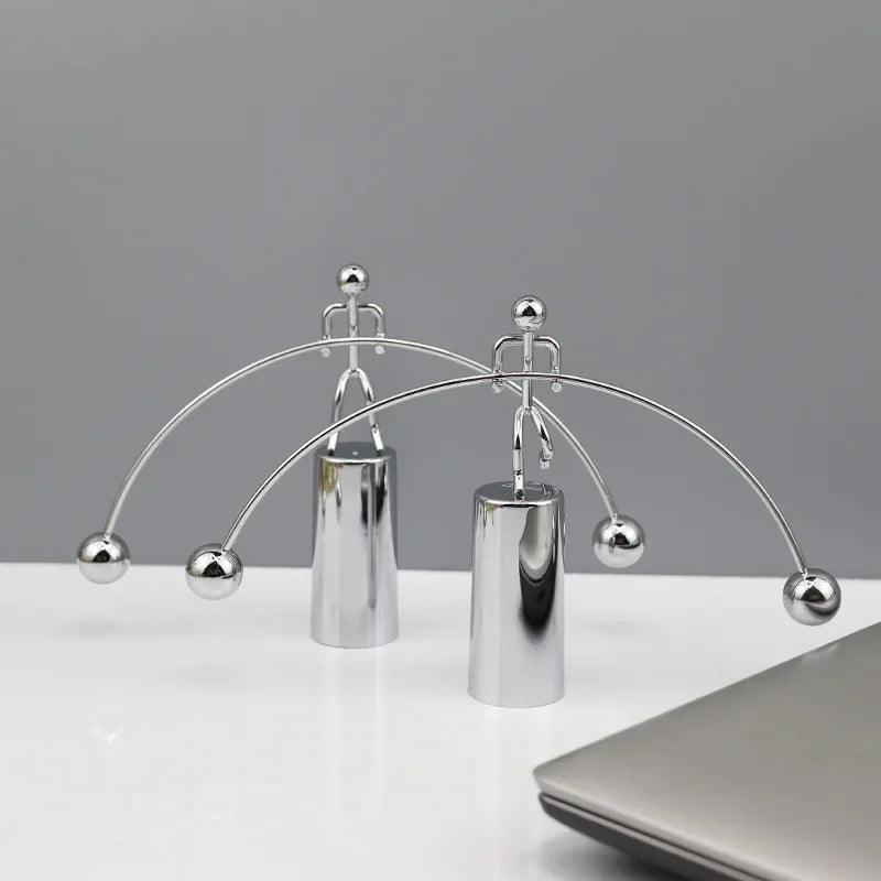 Creatieve Balans Pendulum - Newton's Fysica Pendule Bal, Afstudeercadeau, Woonkamer Decor, Permanente Beweging Sculptuur