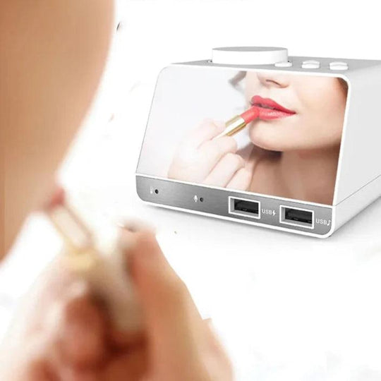 Radio alarm clock speaker