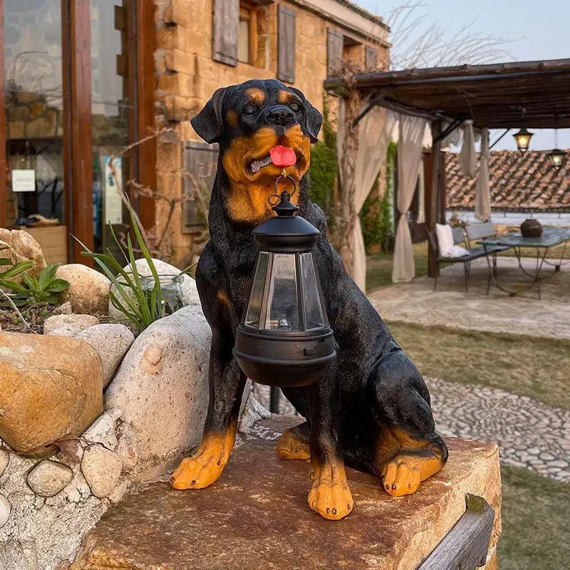 Zonnehars Hond Tuinlamp