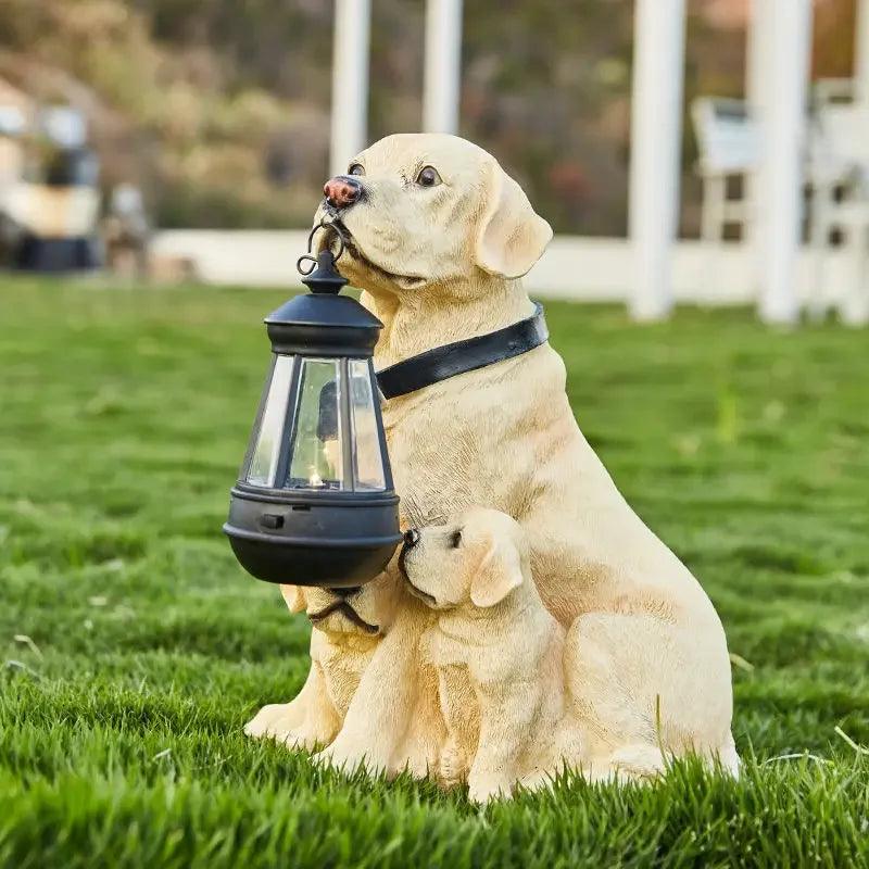 Zonnehars Hond Tuinlamp