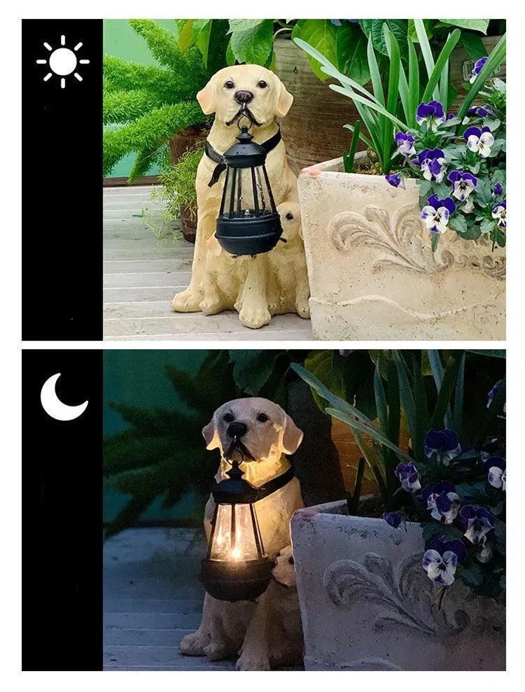 Zonnehars Hond Tuinlamp