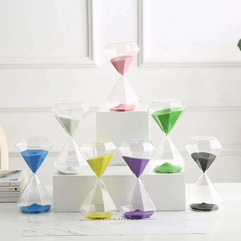 Minuteur sablier diamant de 5 minutes