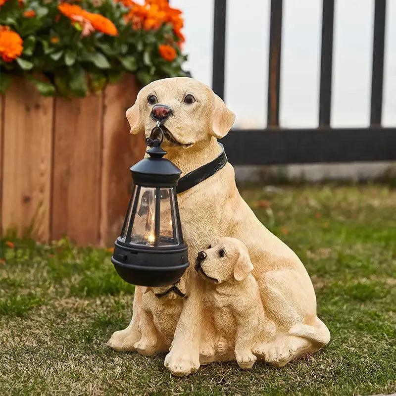 Zonnehars Hond Tuinlamp