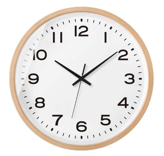 Elegante Houten Klok