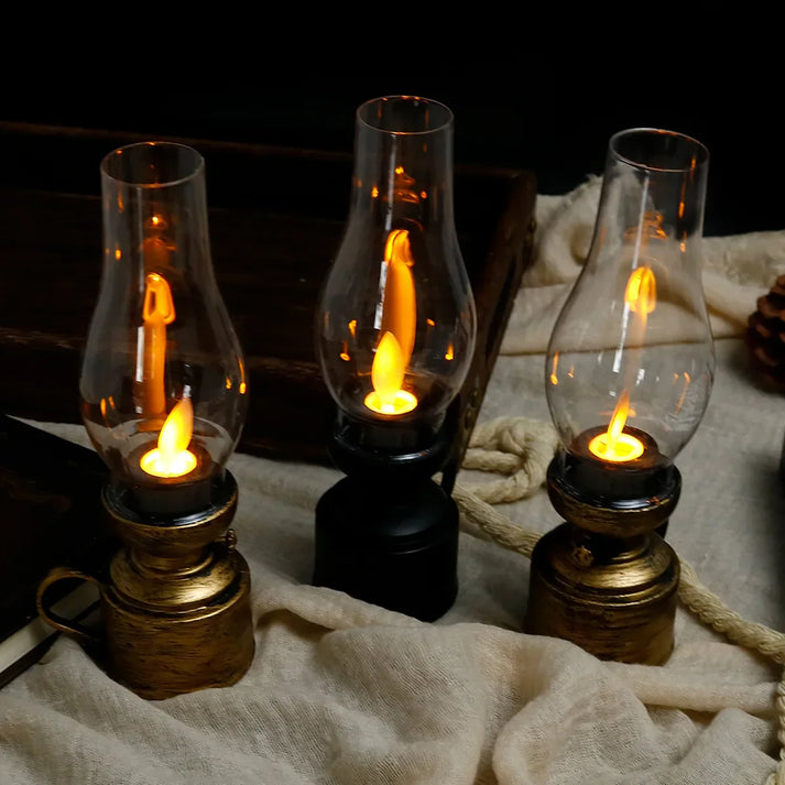 Vintage Lamp – Retro Design met Warme LED-verlichting
