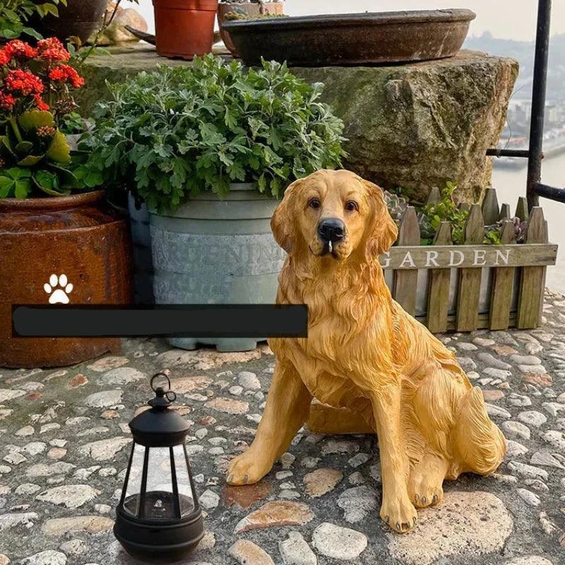 Zonnehars Hond Tuinlamp