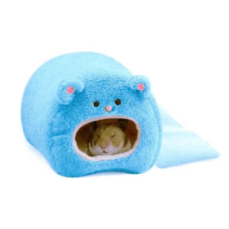 Hamster Zacht Warm Bed | Hangend Nest + Mat voor Kleine Dieren