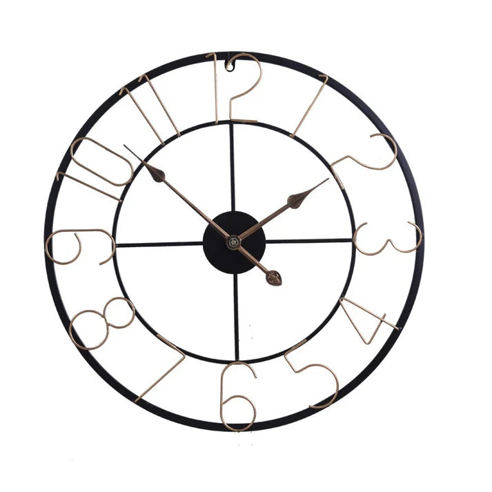 Vintage Houten Wandklok – Rustieke Sfeer voor Elk Interieur