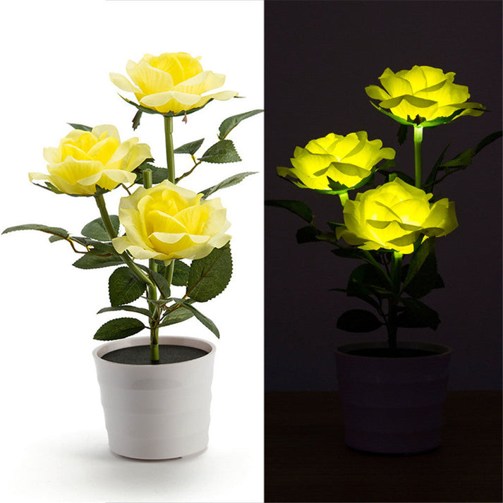 Zonne-energie Lotus Bloem Tuinlamp