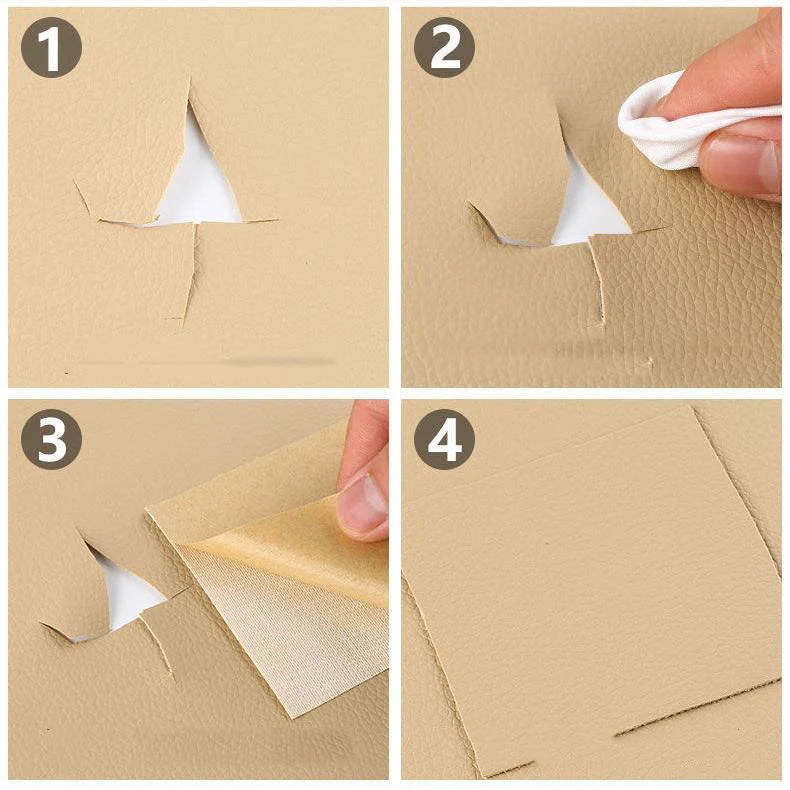 LeatherFix+ | Zelfklevende PU-Leren Reparatiepatch