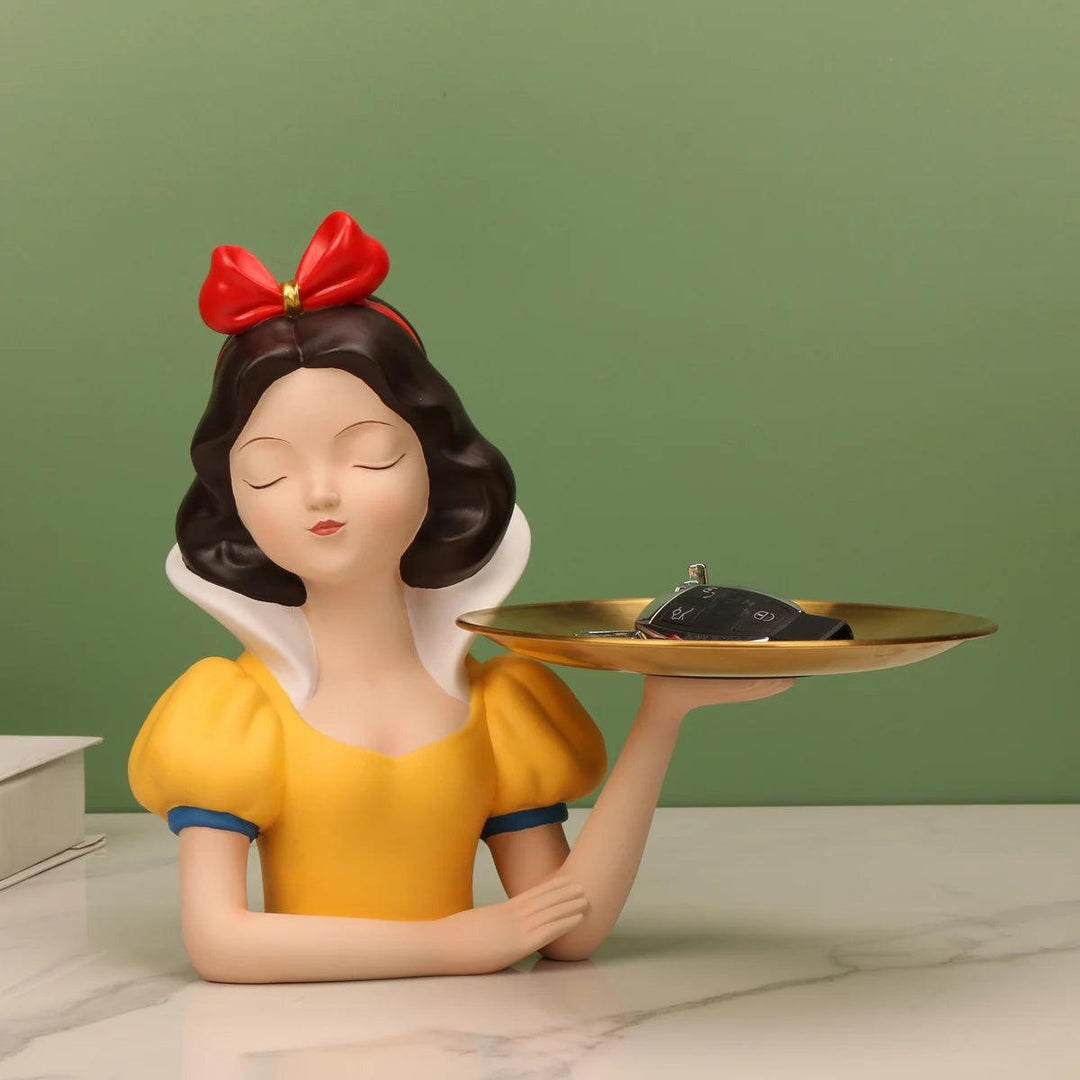 Elegante decorazione vassoio per ragazze