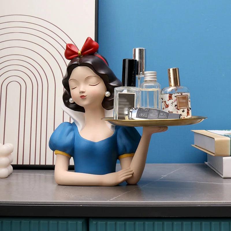 Elegante decorazione vassoio per ragazze