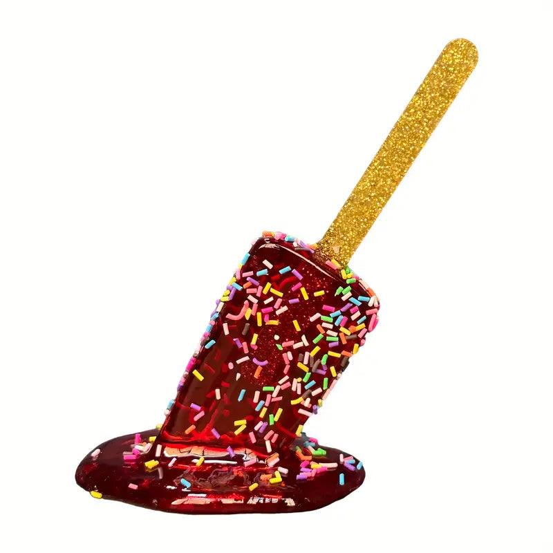 Ornamento in resina a gelato fuso