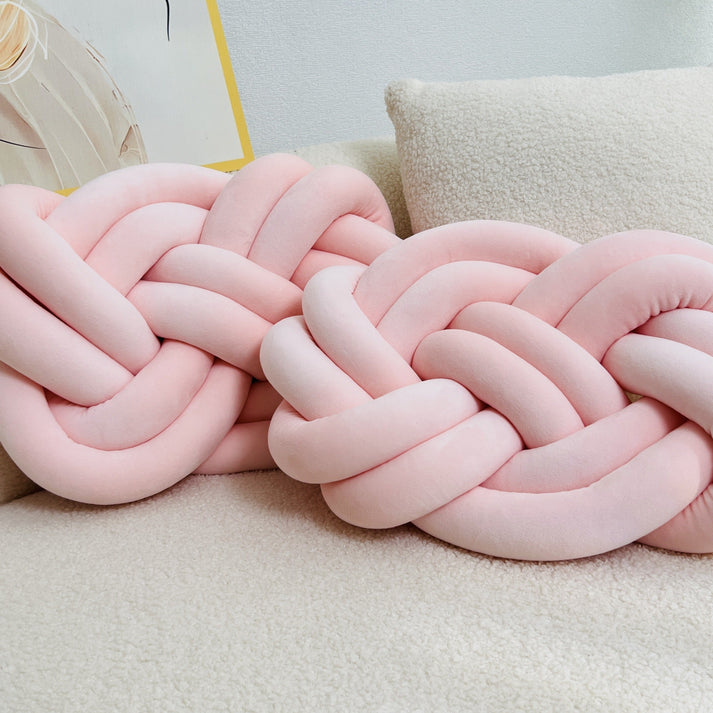 Set of 2 Decorative Plush Cushions