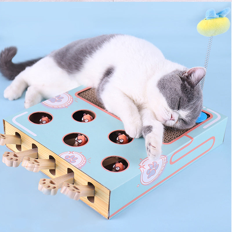 WhiskerPop – Giocattolo a sorpresa con molle a molla per gatti