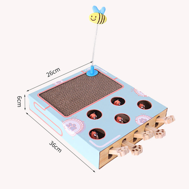 WhiskerPop – Giocattolo a sorpresa con molle a molla per gatti