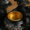 Drie Heksen Katten Theelicht Kaarshouder | Halloween