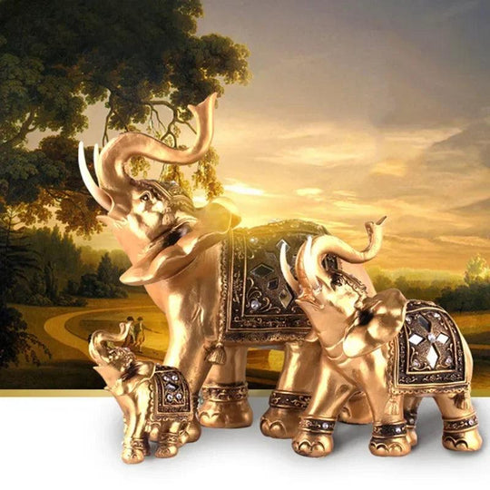 Elephant Prosperity Sculpture