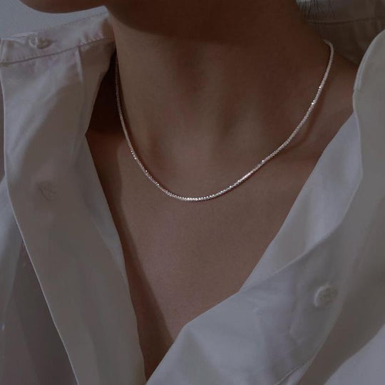 Set di collana Starlight in argento