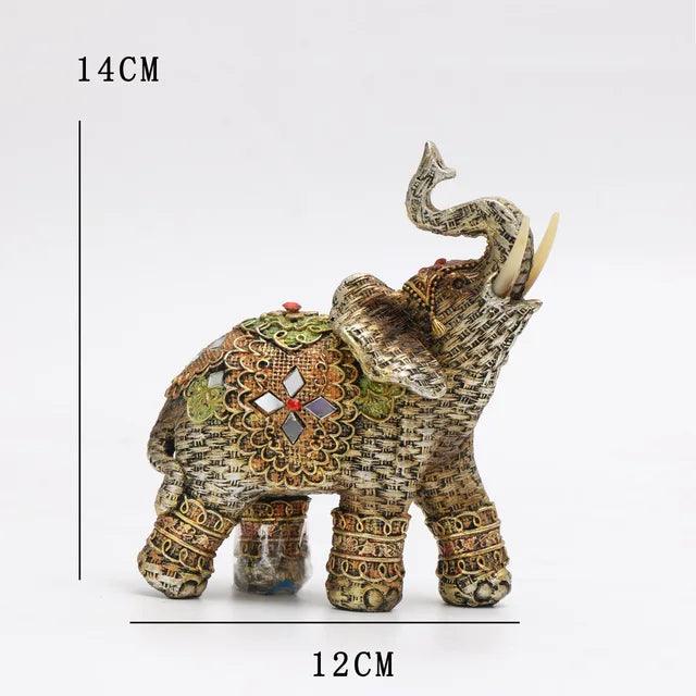Lucky Elephant Prosperity Sculpture